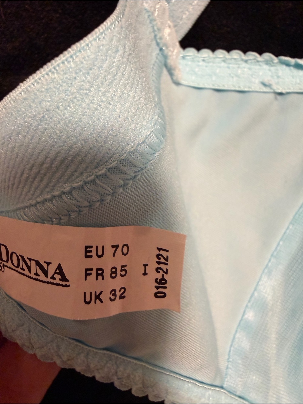 Prima Donna Light Blue Lace Full-Coverage Bra - Picture 4 of 5